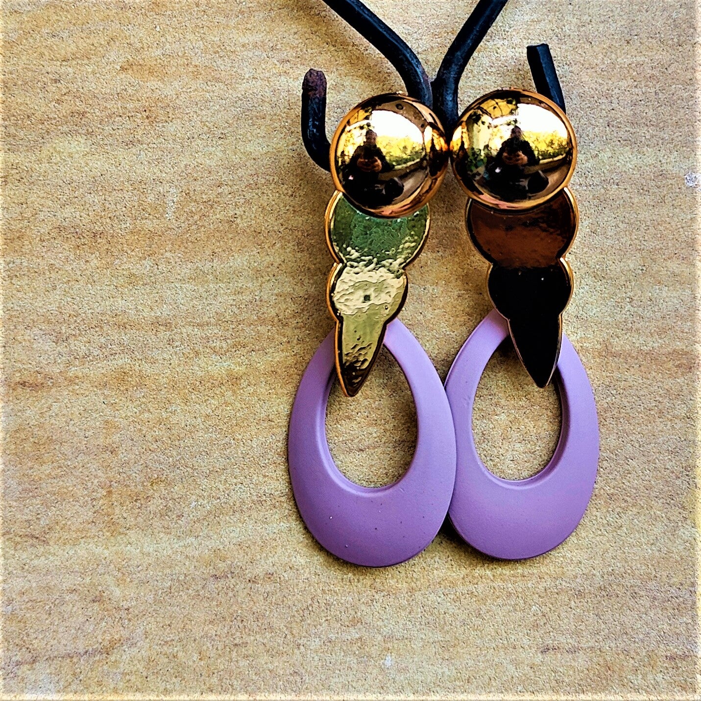 Matte Finish Drop Earrings Lavender Jewelry Ear Rings Earrings Agtukart