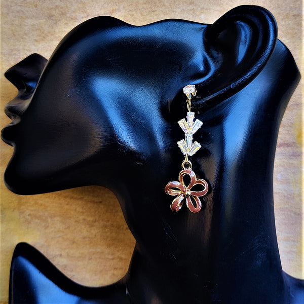 Flower Pattern Earrings Jewelry Ear Rings Earrings Agtukart