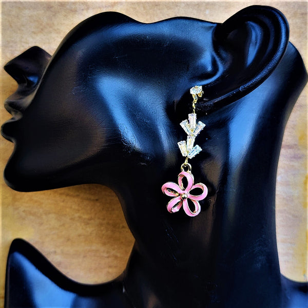 Flower Pattern Earrings Jewelry Ear Rings Earrings Agtukart