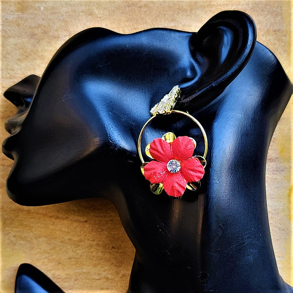 Velvet Flower Earrings Jewelry Ear Rings Earrings Agtukart