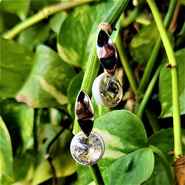 Cute Little Glass Bead Earrings White Jewelry Ear Rings Earrings Agtukart