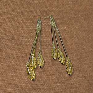 Trio Leaf Fancy Earrings Jewelry Ear Rings Earrings Agtukart