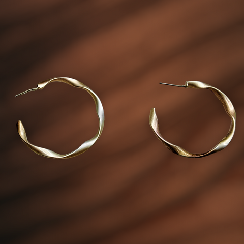 Shaded Hoops Jewelry Ear Rings Earrings Agtukart