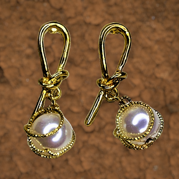 Knott & Bead Danglers Jewelry Ear Rings Earrings Agtukart