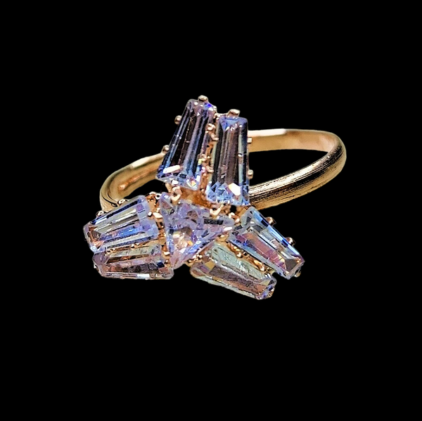 American Diamond Earrings (Set of 3 colors) Jewelry Ring Agtukart