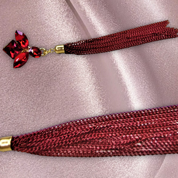 Korean Glass Bead & Chain Earrings Jewelry Ear Rings Earrings Agtukart