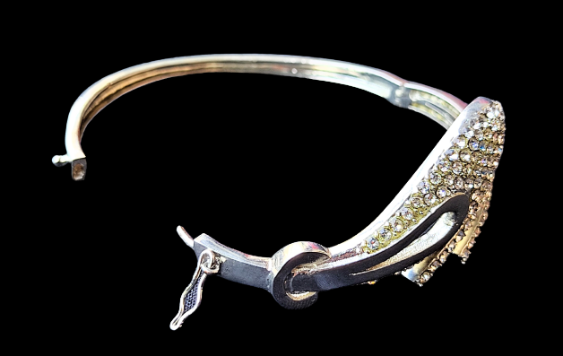 Silver Stone Kada Bracelet Jewelry Bracelet Agtukart