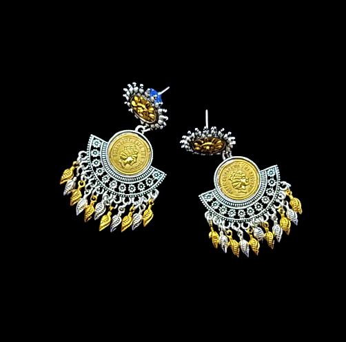 Gold and Silver Half Moon Earrings Gold Jewelry Ear Rings Earrings Agtukart