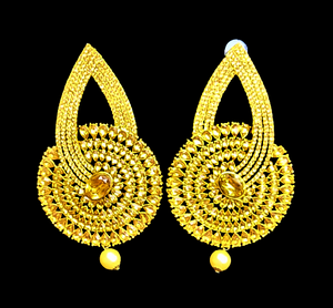 Golden Small Stone Earrings Jewelry Ear Rings Earrings Agtukart