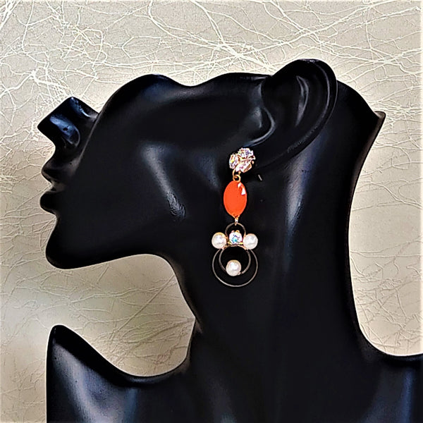 Stone and Beads studded Earrings Jewelry Ear Rings Earrings Agtukart