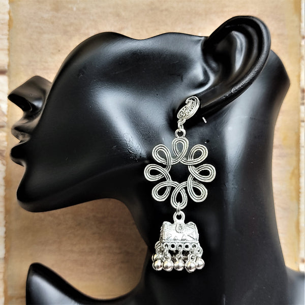 Flower shape Box jhumki Jewelry Ear Rings Earrings Agtukart